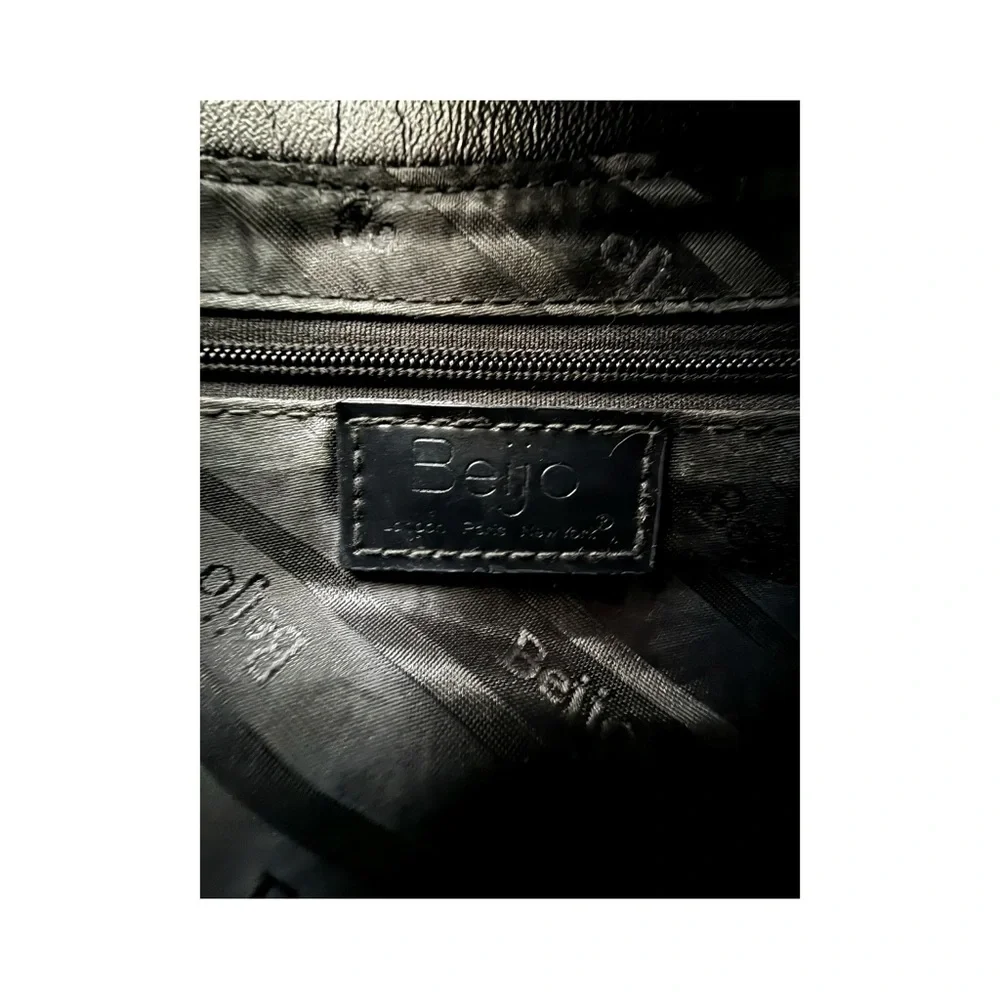 Beijo London Paris New York Vintage Y2K Uptown Black Patent Shoulder Bag - Picture 12 of 13